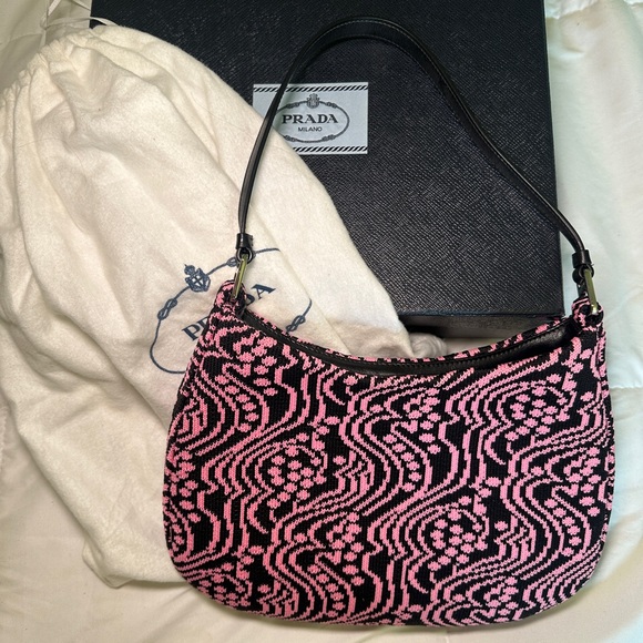 Prada Jacquard Cleo Bag - Picture 2 of 4